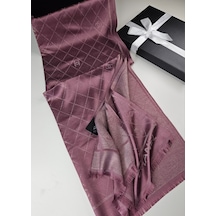 Miorel Scarfs Chnl Tema Simli Kaşmir İpek Şal Scarfs Cashmere Shawl Hijab Yeni Sezon Mor