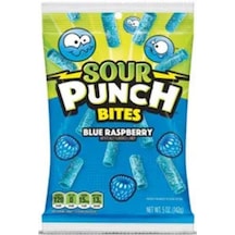 Blue Raspberry 142 G Sour Punch Ekşi Yaban Mersini Aromalı Şeker