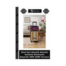 Özel Seri Akustik Etkinlik Kutlama Bluetooth Hoparlör Ndr-108r Turuncu