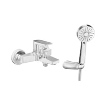 Eca Dalia 102102488 Banyo Bataryası + Eca Fırat 102117387 Mafsallı Duş Seti Banyo Üst Takımı Krom