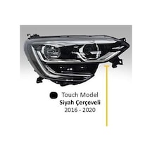 Renault Megane Iv 2017- Far Touch Model Siyah Çerçeveli Motorlu Sağ Valeo 046921