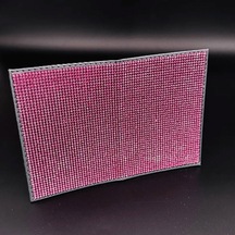 Şeker Pembe Taşlı Ruhsat Kılıfı