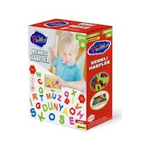 Playwood Ahşap Kasalı Renkli Harfler 33 Parça 402