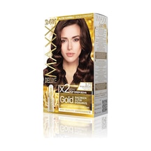 Maxx Deluxe Serisi 24k Altın Parçacıklı Serum İle 1 Kutu 2 X 50 Ml Ve Geliştiriciler Saç Boyası Sıcak Çikolata 5.77