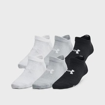 Under Armour Essential No Show 6' Lı Erkek Çocuk Siyah Çorap