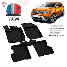 Dacia Duster 2 Ferrous 4d Havuzlu Kauçuk Paspas 2018 Ve Üstü