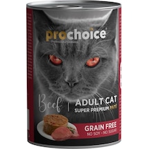 Prochoice Sığır Etli Pate Konserve Yetişkin Kedi Maması 12 x 400 G