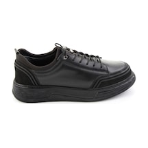 Bambi Siyah Napa Hakiki Deri Erkek Sneaker E01080185243