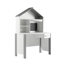 Meltem Kids Cozy Gri Çocuk Odası Çalışma Masası Gri
