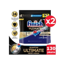 Finish Quantum Ultimate Bulaşık Makinesi Deterjanı 2 x 65 Tablet