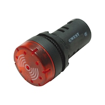Gwest 22ds/ms24 Sesli Led Flaşör İkazlı 24v. Ac/dc Kırmızı 10 Adet