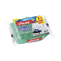 Vileda Çizmez Sünger 2'li - Hassas Yüzeyler İçin Patentli Ovalama Süngeri Tarı