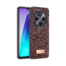 Onegif Xiaomi Redmi 14c Bright Simli Kapak - Derin Mor 0.2M-Çok Renkli