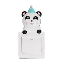 Sevimli Panda Priz Süsü Beyaz