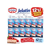 Tek Tek Alma, Mutfağını Stokla Jelatin 12 Li Ekonomik Set Pasta & Tatlı Keyfi - 925249692