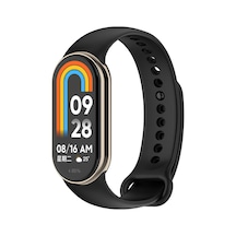Ardemix Xiaomi Mi Band 8 Serisi Klasik Kordon Silikon Strap Kayış-siyah