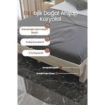 Lotus New Model Masif Ahşap Karyola Kolay Kurulum Fırınlanmış İthal Sibirya Çamı 140x190 Yatak Uyumlu - Doğal