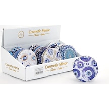 Taşlı İstanbul Tasarımı El Aynası Kalın Alk2498 Renkli