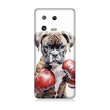 Xiaomi Mi 13 Pro 5g Uyumlu Boksör Köpek Desenli Silikon Kılıf
