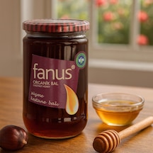 Fanus Organik Süzme Kestane Balı 850 G