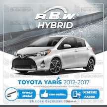 RBW Hybrid Toyota Uyumlu Yaris 2012 - 2017 Ön Silecek Takımı