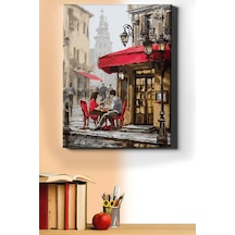 Webstyle Sayılarla Boyama Seti Kasnaklı Cafede Buluşma 60 X 75 Cm