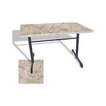 Halley Mutfak Masası 80x120 Esb Werzalit, Wermodin Ve Allzalit Tabla - Scala Marble Çok Renkli