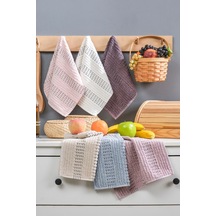 Pamir 6'lı Mutfak Ve El&yüz Havlu Seti 30x50 Cm Çok Renkli