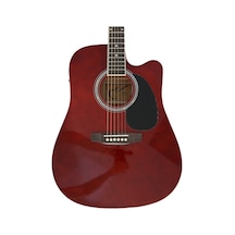 F650n-wrc Wine Red Elektro Akustik Gitar