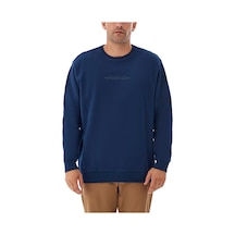 Columbia Csc Basic Bar Split Crew Erkek Sweatshirt-7391 Koyu Lacivert