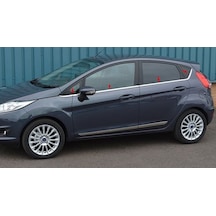 Ford Fiesta 2009-2017 Cam Çıtası 8 Parça Paslanmaz Çelik