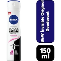 Nivea Black & White Invisible Original Kadın Sprey Deodorant 150 ML