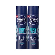 Nivea Dry Fresh Erkek Sprey Deodorant 2 x 150 ML