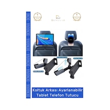 Telefontutucu Araç Arka Koltuk Başlık Uyumlu 360 Derece Döner Başlıklı Ayarlanabilir Tablet Telefon Diğer