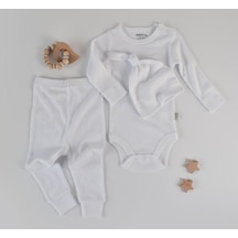 BabyCosy Modal Pantolon & Badi & Şapka Set Csym22511 001
