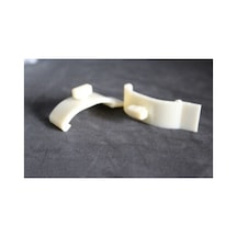 5 Adet 45 Mm Zebra Perde Takmatik Portrayı Krem-beyaz