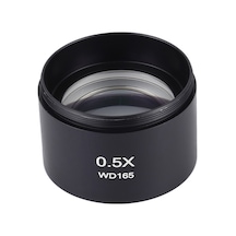 Stereo Mikroskoplar Yardımcı Objektif Lens Barlow Lens Büyüteç 0.5x Wd165