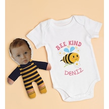 Bitmeyenkartus Bk Kids Kişiye Özel Fotoğraflı Bebek Yastık Ve Bebek Body Zıbın H (550906150) Çok Renkli