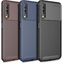 Samsung Galaxy Uyumlu A7 2018 Kilif Karbon Tasarim Negro Silikon Kapak 405264379