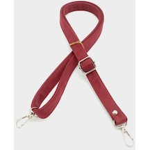 Angel Çanta Aksesuar Süet Nubuk Bordo 140x2 Cm Çanta Sapı Sürgütlü Gümüş Metal