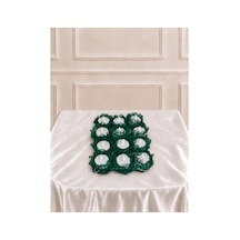 Yeşil Ledli Kına El Mumu ,nedime Mumu , Düğün, Sünnet,bride,led Işıklı ,tealight Mum Pilli 12adet Yeşil - 921419646