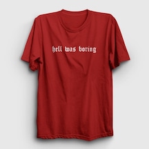 Noıssey Unisex Kırmızı Hell Was Boring T-shirt 403518tt