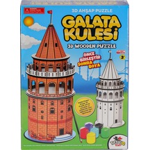 8210 Galata Kulesi Ahşap 3d Puzzle
