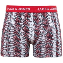 Jack & Jones Desenli Tekli Boxer - Alec 12262249 Pompeian Red