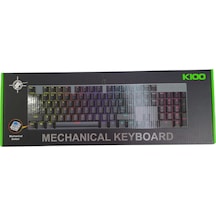 Raynox K100 Kablolu Mekanik Işıklı Gamıng Klavye