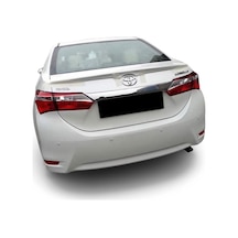 Toyota Corolla Uyumlu Bagaj Üstü Spoiler ( 2014-2018)  Kar Beyazı Boyalı