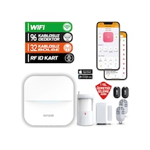 Opax-w20-w Beyaz Wifi Kablosuz Alarm Sistemi
