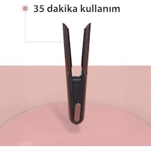 Shd-1742 Kablosuz Mini Saç Düzleştirici Type-c Hızlı Şarj Seramik Plaka Kademeli Isı Ayarı Taşınabilir Otomatik Kapanma