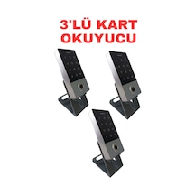 Sr-212 Em Parmak İzi Kart Okuyucu 125 Khz Dokunmatik Şifreli Biyometrik Geçiş Kontrol Sistemi 10000 Kullanıcı 3 Adet