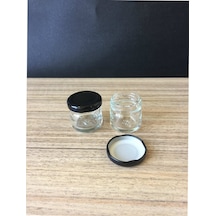 29 Cc Cam Kavanoz - 110 Adet 1 Koli - Siyah Kapak